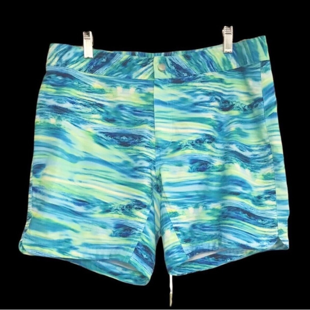 REEL LEGENDS Blue/Green Shorts, Size 10
